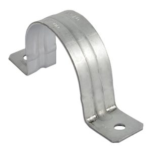 ABRAZADERA OMEGA 2′ X 30 MM ANCHO GALVANIZADA DN 25