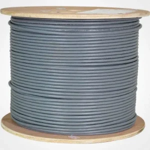 CABLE UTP  MULTIFILAR Cat6 4P 23AWG CUBIERTA GRIS