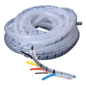 DUCTO ESPIRAL PROTECTOR CABLE BLANCO 6MM X 16.5 METROS