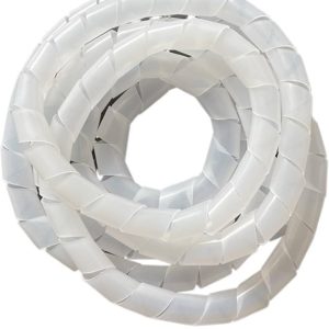 DUCTO ESPIRAL PROTECTOR DE CABLE BLANCO 12MM X 6 METROS