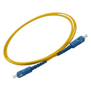 JUMPER F.O SC/UPC – SC/UPC / 2MM/ 3MTS / SIMPLEX / G657B/ MONOMODO AMAR