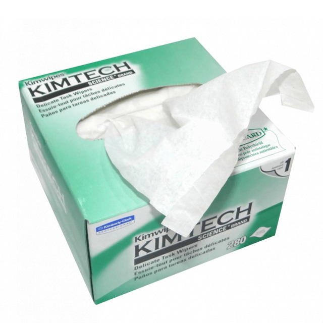 KIMWIPES-11x21cm-280-Panos-Antiestaticos-Fibra-Optica.jpg KIMWIPES 11x21cm 280-Panos Antiestaticos Fibra Optica - Imagen 1