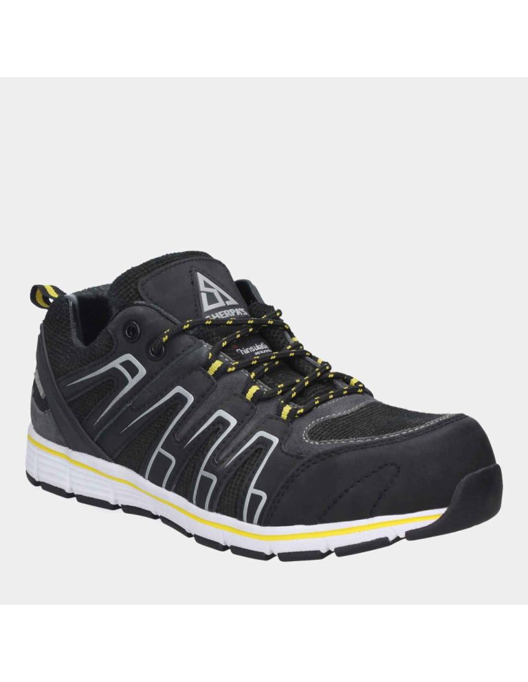 Zapato de Seguridad Sherpa's SH414NDK — Cuero Nobuck Punta Acero Dieléctrico