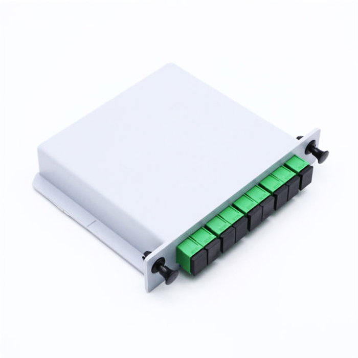 SPLITTER FIBRA OPTICA1x8 PLC, LGX, SC/APC