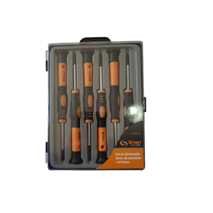 setdestornilladoresprecisionsmartools.png Juego Destornillador Precisión 6 piezas Smart Tools - Imagen 1