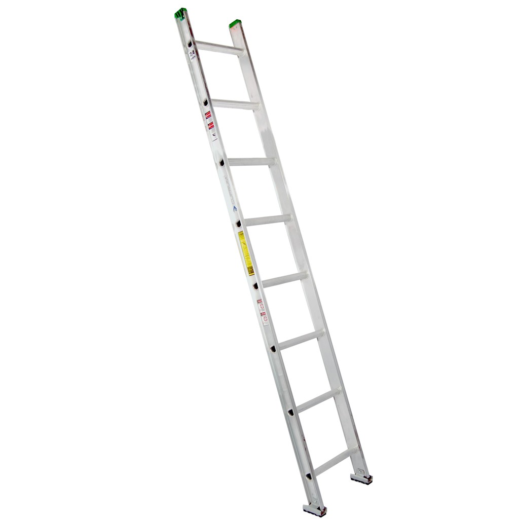 Escalera Aluminio Recta Simple 2.44 m 8 Peldaños