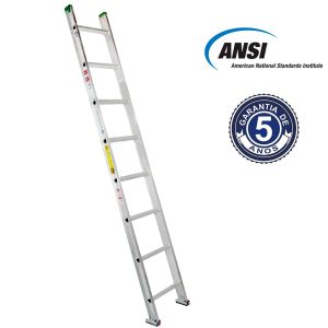 Escalera Aluminio Recta Simple 2.44 m 8 Peldaños — vista 2