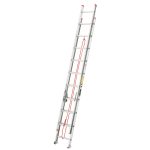Escalera Aluminio Telescopica 20 Peldaños 5.18M