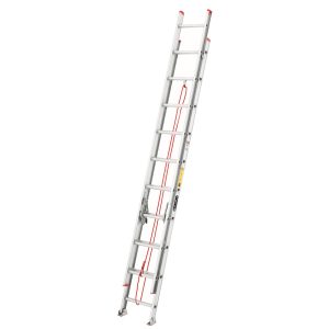 Escalera Aluminio Telescopica 20 Peldaños 5.18M