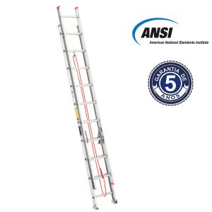 Escalera Aluminio Telescopica 20 Peldaños 5.18M — vista 2
