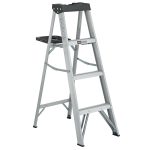 Escalera Aluminio Tijera 1.22 M 4 Peldaños Cuprum