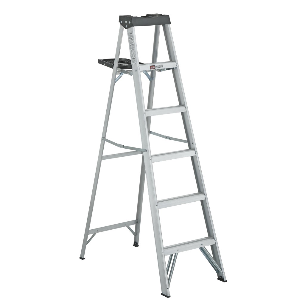 Escalera Aluminio Tijera 6 Peldaños Cuprum