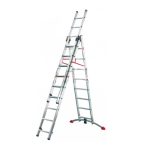 Escalera Aluminio Tijera Telescopica 3X9 Profilot