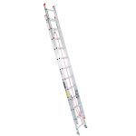 Escalera DE Extensión DE Aluminio 24 Peldaños Cuprum