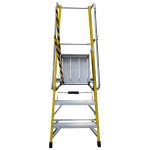 ESCALERA DE PLATAFORMA FIBRA DE VIDRIO 3 PELDAÑOS – 150 kg — vista 3