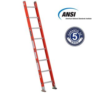 Certificación ANSI y garantía de 5 años de la escalera recta Cuprum 544-08