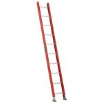 Escalera recta de fibra de vidrio Cuprum 3,20 m serie 544-10, roja