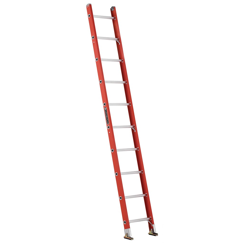 escalera-recta-3-2m-cuprum-producto Escalera recta de fibra de vidrio Cuprum 3,20 m serie 544-10, roja