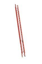 Escalera telescópica de fibra de vidrio Cuprum 10,67 m serie 534-40, roja, extendida