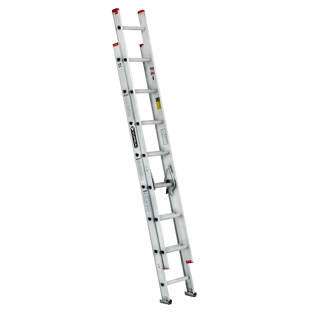 Escalera Telescopica DE Aluminio 16 Peldaños 150KG Cuprum