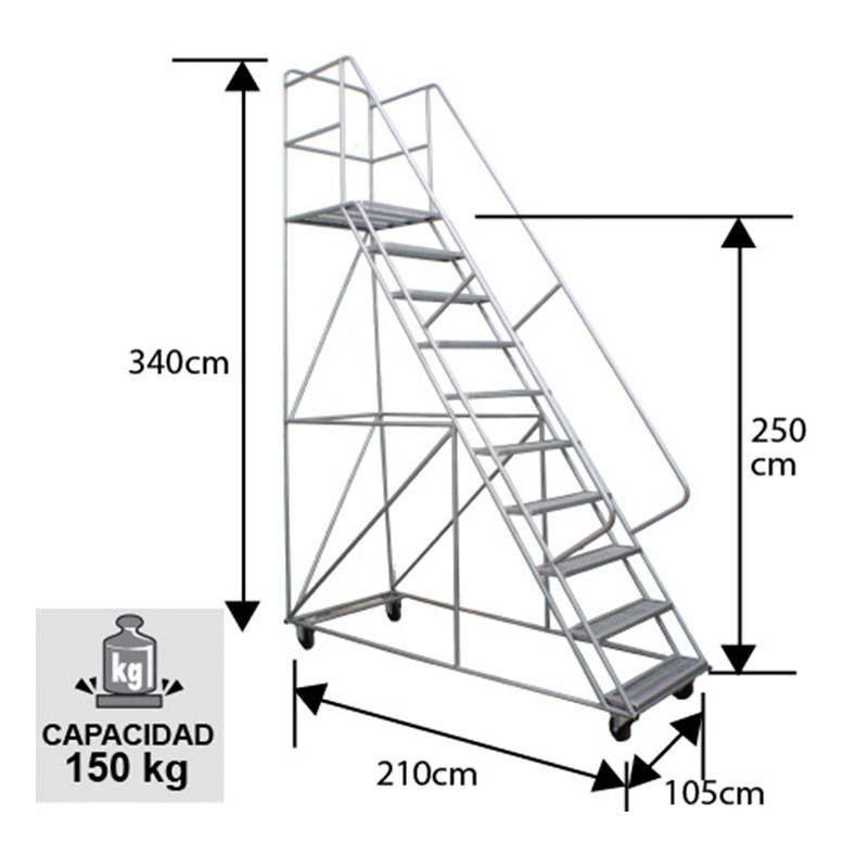 Escalera Tipo Avión 250 M — vista 2
