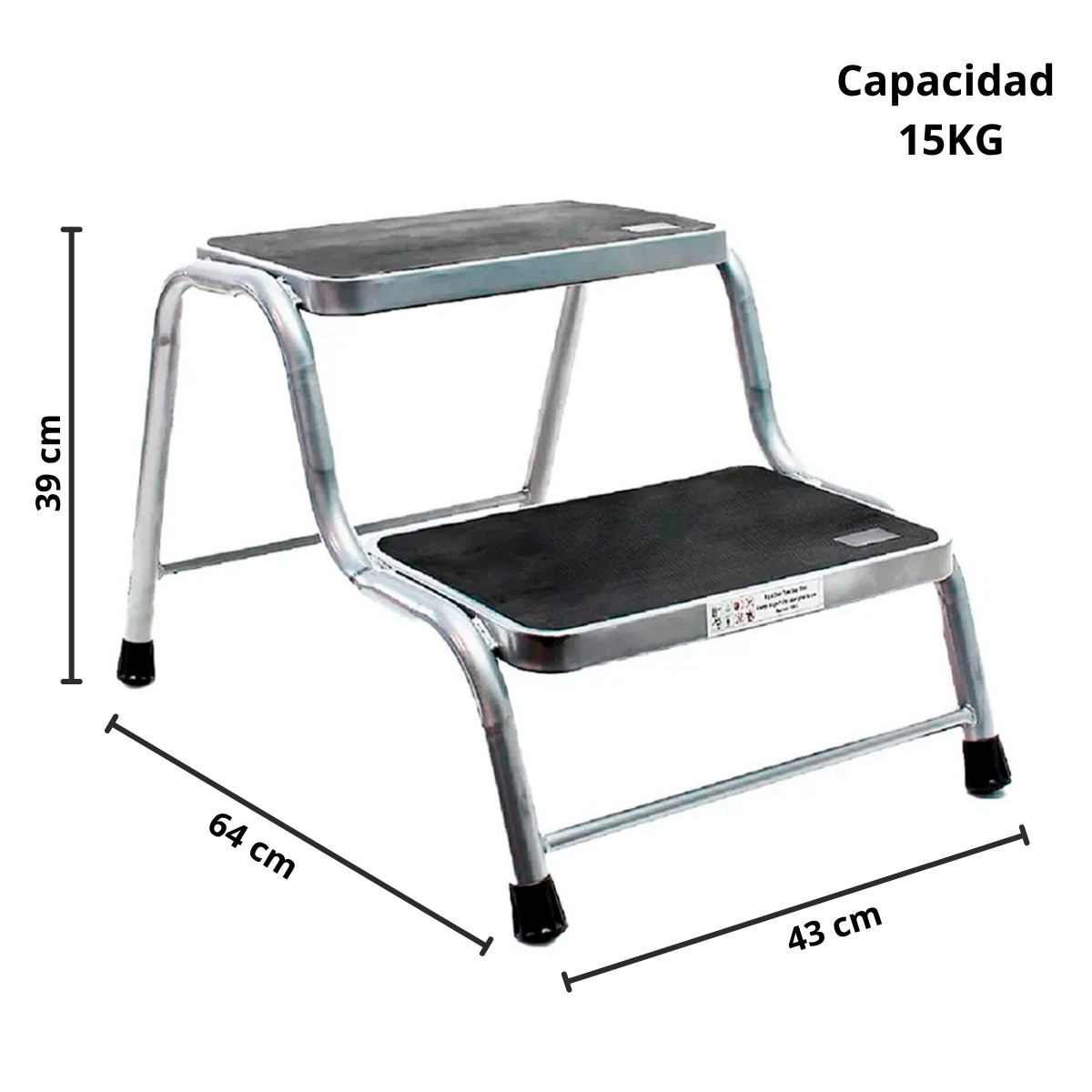 Piso Escalera Escabel Clinico 2P — vista 2