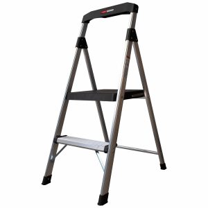 Piso Escalera Industrial 2 Niveles con Baranda DE Apoyo