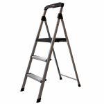 Piso Escalera Industrial 3 Niveles Aluminio Reforzado