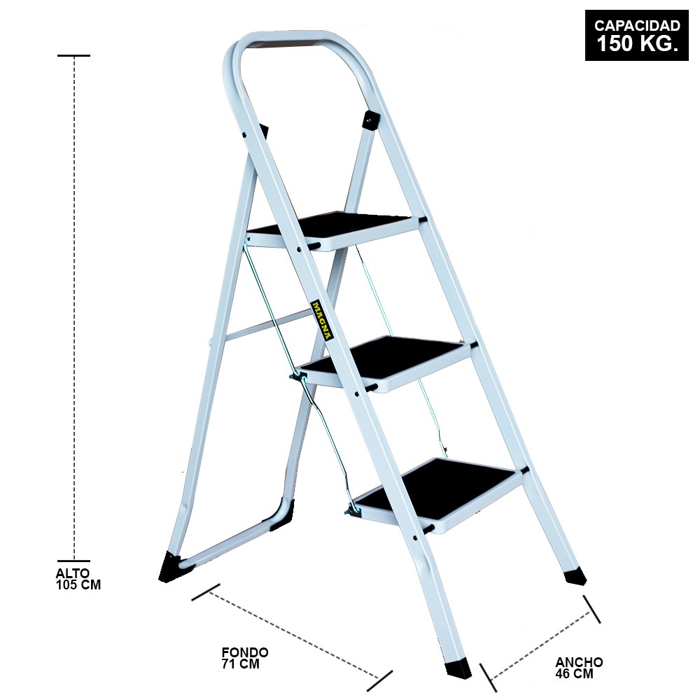 Piso Escalera Plegable 3P Profesional — vista 2