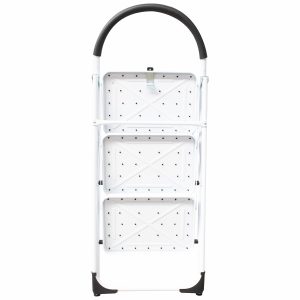 PISO ESCALERA PLEGABLE DE ACERO CON 3 PELDAÑOS – 150 kg — vista 2