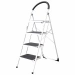 Piso Escalera Profesional Acero 4 Peldaños (150 Kg)