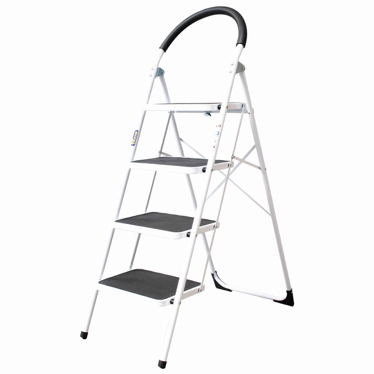 Piso Escalera Profesional Acero 4 Peldaños (150 Kg)